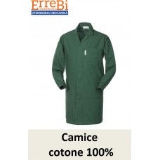 camice da lavoro colore VERDE 100% cotone