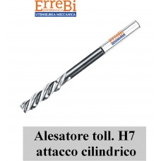 alesatore g. cilindrico  fori passanti HSS-E Toll. H7 