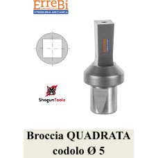 BROCCIA QUADRA attacco Ø 5