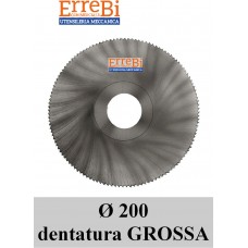 sega circolare HSS Ø  200 dentatura GROSSA