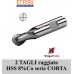 fresa 2 tagli RAGGIATA HSS 8%Co 