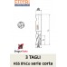 fresa 3 tagli STANDARD HSS 8%Co riv TiAln