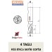 fresa 4 tagli serie STANDARD HSS 8%Co riv TialN