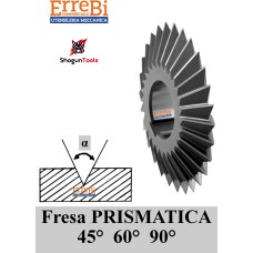 fresa HSSE prismatica ANGOLO 45° 60°  90°