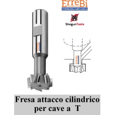 fresa HSSE per cave a T attacco cilindrico