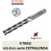 Fresa 4 tagli FINIRE elica EXTRA LUNGA  HSS 8%Co