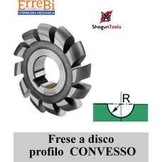 fresa HSSE a disco profilo CONVESSO