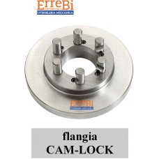 flangia per mandrino con attacco CAM-LOCK