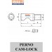 pernio per attacco ISO 702/II CAM-LOCK DIN 55029