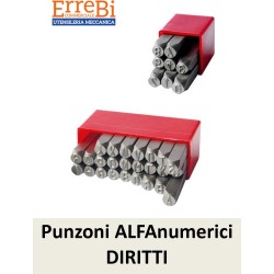 PUNZONI DI MARCATURA IN ACCIAIO ALFANUMERICI 