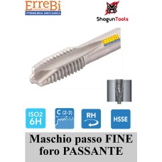 maschio a macchina foro passante PASSO FINE