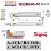 A-SCLC R/L PORTAINSERTI  antivibrante 3xD "FORATO" per interni per CCMT 0602... CCMT 09T3... 