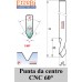 punta da centro HSS CNC 60°