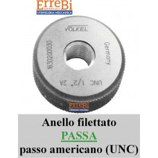 anello filettato PASSA passo UNC toll. 2A