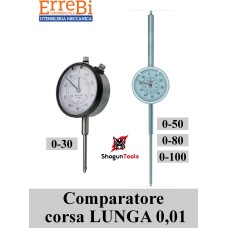 comparatore CENTESIMALE d.58 divisione 0,01 corsa LUNGA