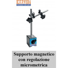 supporto portacomparatore con base magnetica CON vite di regolazione