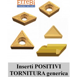 inserti POSITIVI TORNITURA generica