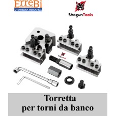 torretta statica serie mini per tornio con altezza punte H=120