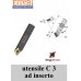 utensile C3  ad inserti per tornitura interna