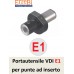 portautensile con refrigerazione INTERNA per punte ad inserti figura E1