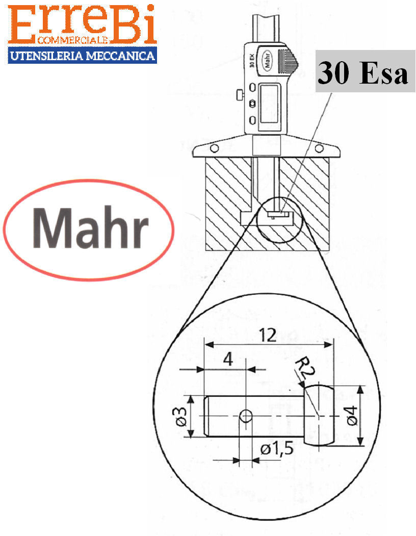 CALIBRO DIGITALE DI PROFONDITA', MAHR, INSIZE INSTRUMENTS, VOGEL, MIB,  BOWERS, LINK, ALPA, RUPAC, MITUTOYO, UM TOOLS, MINETTI, TAKE